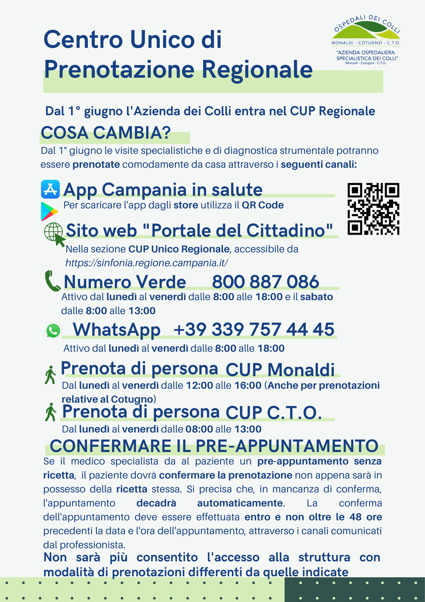 AORN Ospedali dei Colli CUP AORN Ospedali dei Colli