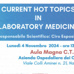 Current Hot Topics in Laboratory Medicine, il 4 novembre al CTO una giornata formativa
