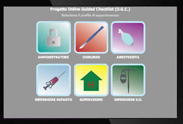 Progetto OGC - screenshot homepage