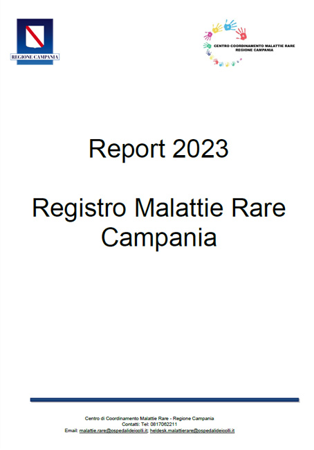 report registro Malattie rare campania 2023